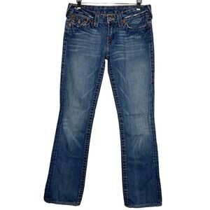 True Religion World Tour Billy Medium Wash Denim Jeans Size 27